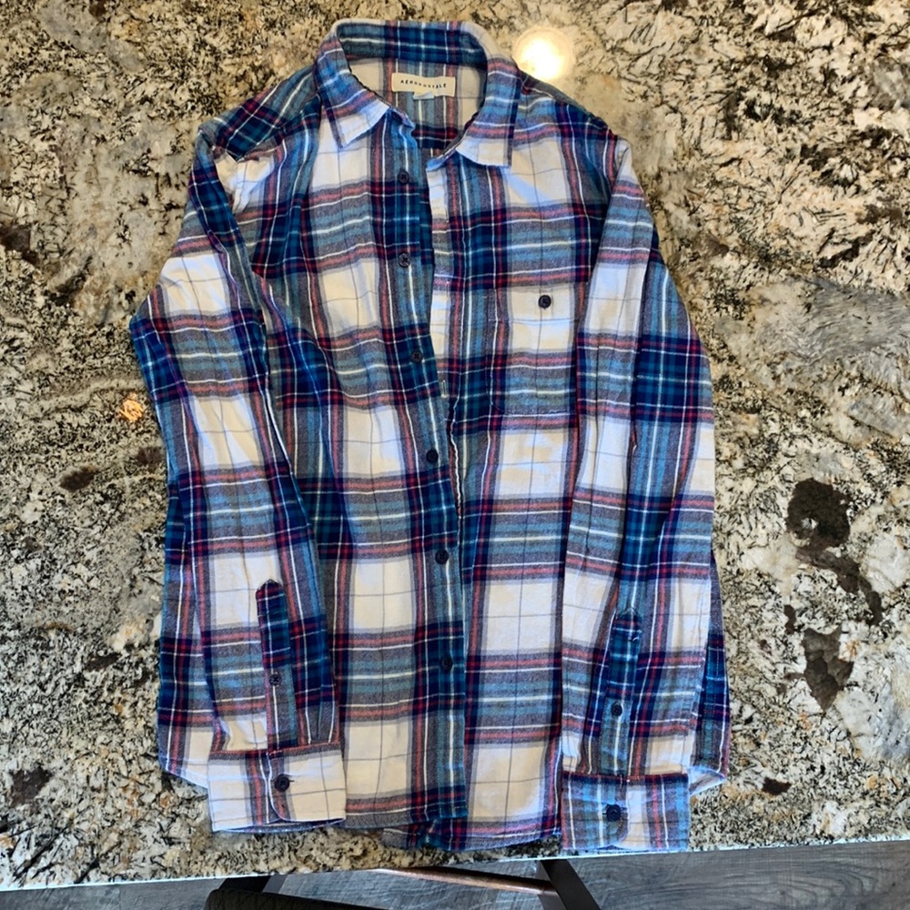Aeropostale Mens Small Flannel